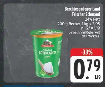 E-Center Berchtesgadener land frischer schmand Angebot