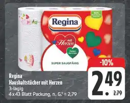 E-Center Regina haushaltstücher mit herzen Angebot