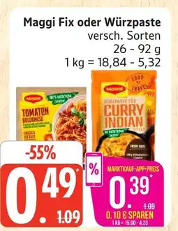 Marktkauf Maggi fix tomaten bolognese Angebot