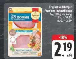 E-Center Original radeberger premium-lachsschinken Angebot