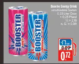 Marktkauf Booster juicy energy drink Angebot