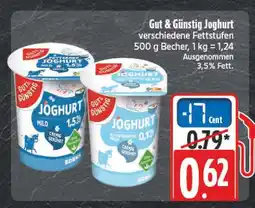 E-Center Gut & günstig joghurt mild 1,5% Angebot