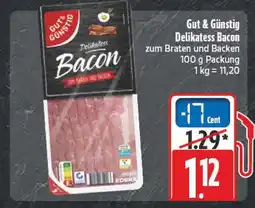 E-Center Gut & günstig delikatess bacon Angebot