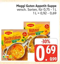 Marktkauf Maggi guten appetit buchstaben suppe Angebot
