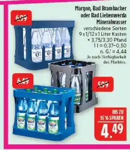 Marktkauf Margon mineralwasser Angebot