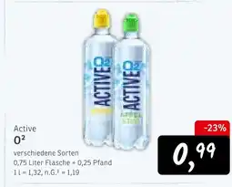 KONSUM Active o2 wasser mit geschmack Angebot