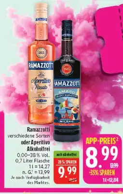 Marktkauf Ramazzotti aperitivo rosato Angebot