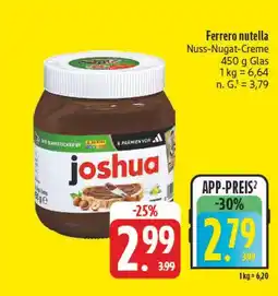 E-Center Ferrero nutella nuss-nougat-creme Angebot
