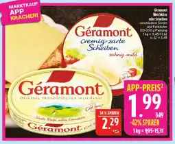 Marktkauf Géramont weichkäse Angebot