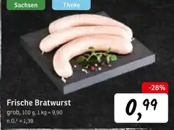 KONSUM Frische bratwurst Angebot