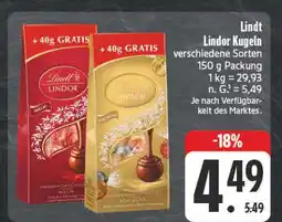 E-Center Lindt lindor kugeln Angebot