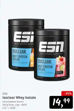 KONSUM Esn isoclear whey isolate Angebot