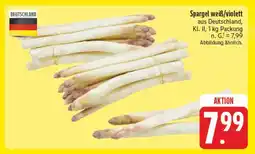 E-Center Spargel weiß/violett Angebot