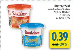 diska Bautz'ner senf scharf Angebot