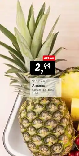 KONSUM San lucar ananas Angebot