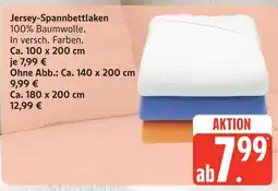 Marktkauf Jersey-spannbettlaken Angebot
