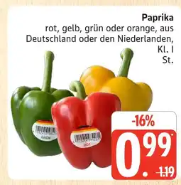 Marktkauf Paprika Angebot