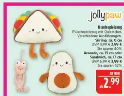 Marktkauf Jollypaw hundespielzeug shrimp Angebot