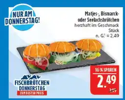 Marktkauf Matjes-, bismarck- oder seelachsbrötchen Angebot