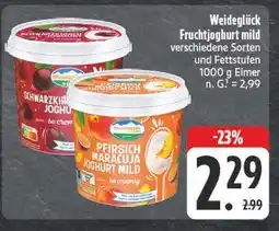 E-Center Weideglück schwarzkirsche joghurt mild Angebot