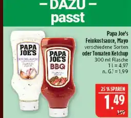 Marktkauf Papa joe's knoblauch feinkostsauce Angebot