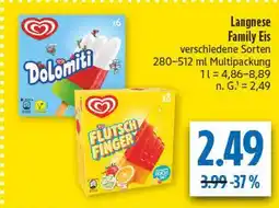 diska Langnese dolomiti Angebot