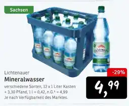 KONSUM Lichtenauer mineralwasser Angebot