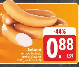 E-Center Bockwurst Angebot