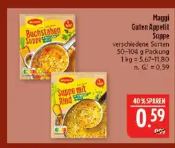 Marktkauf Maggi buchstaben suppe Angebot