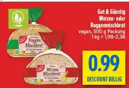 diska Gut & günstig weizen mischbrot Angebot