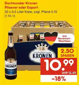 Netto Marken-Discount Dortmunder kronen bier Angebot