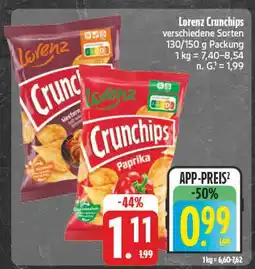 E-Center Lorenz crunchips paprika Angebot