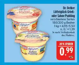 Marktkauf Dr. oetker löffelglück grieß pudding Angebot