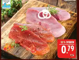 Marktkauf Schweinehüftsteaks natur Angebot