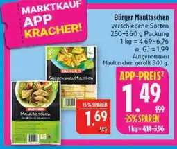 Marktkauf Bürger maultaschen Angebot