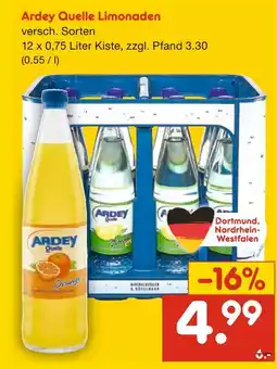 Netto Marken-Discount Ardey quelle limonaden Angebot