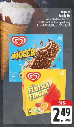 E-Center Langnese nogger das original Angebot