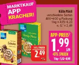 Marktkauf Kölln schoko müsli Angebot