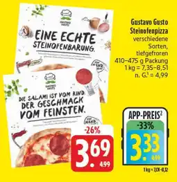 E-Center Gustavo gusto steinofenpizza Angebot