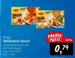 KONSUM Maggi delikatess sauce Angebot
