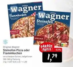 KONSUM Wagner steinofen pizza oder flammkuchen Angebot