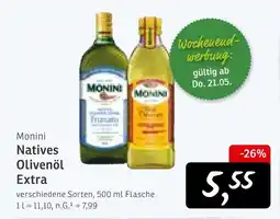 KONSUM Monini natives olivenöl extra Angebot