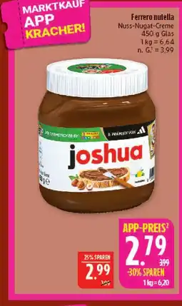Marktkauf Ferrero nutella Angebot