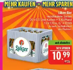 Marktkauf Lübzer bier Angebot