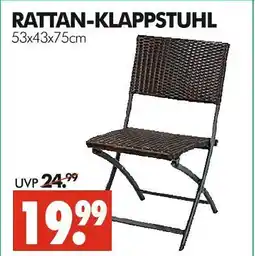 Wreesmann Rattan-klappstuhl Angebot