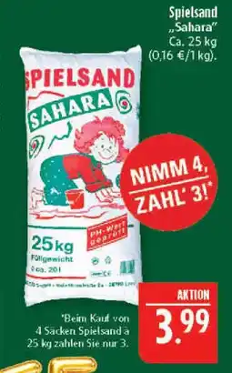 Marktkauf Spielsand sahara Angebot