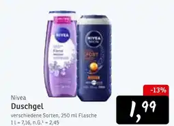 KONSUM Nivea duschgel Angebot