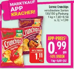 Marktkauf Lorenz crunchips paprika Angebot