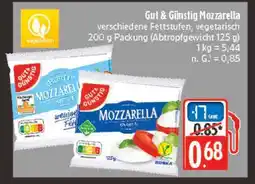 Marktkauf Gut & günstig mozzarella Angebot