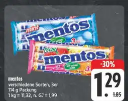 E-Center Mentos mentos mint Angebot